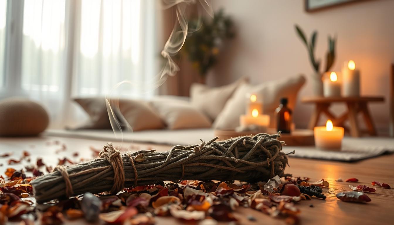 sage smudging